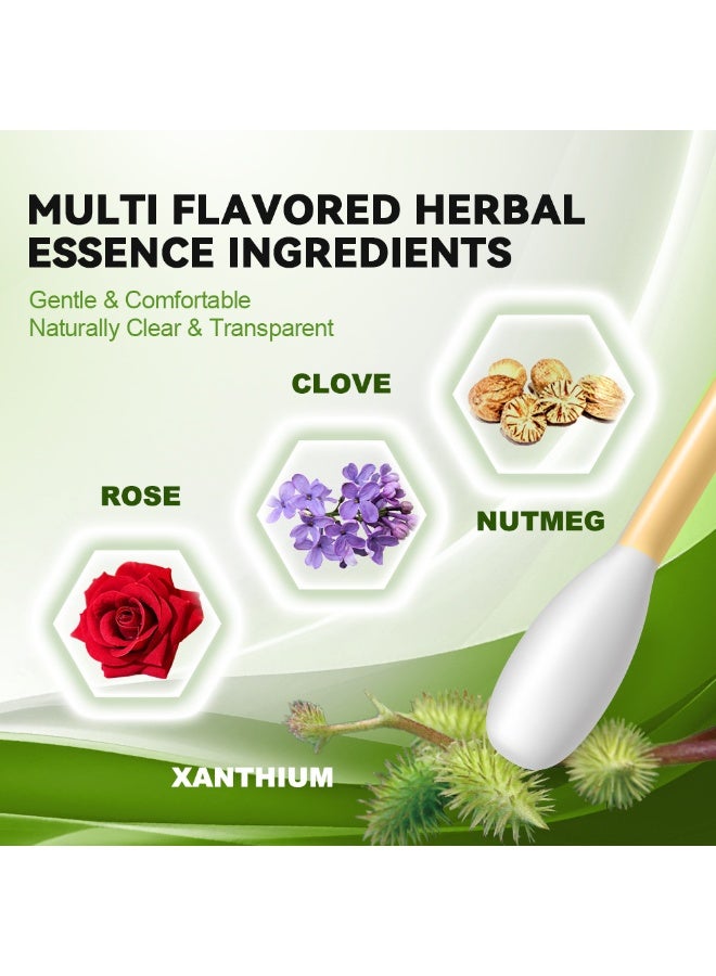 سوميفون مسحات استنشاق الأنف من سومييفون - نوع قابل للتصرف وقابل للطي - للعناية بالتهاب الأنف التحسسي - تخفيف انسداد الأنف، سيلان الأنف، والعطس - 100 مسحة/علبة - Image 4